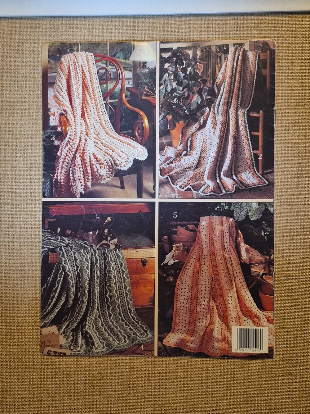 Vintage 1990's Lot Of 4 Mile-A-Minute Crochet Pattern Books - Picture 9 of 14